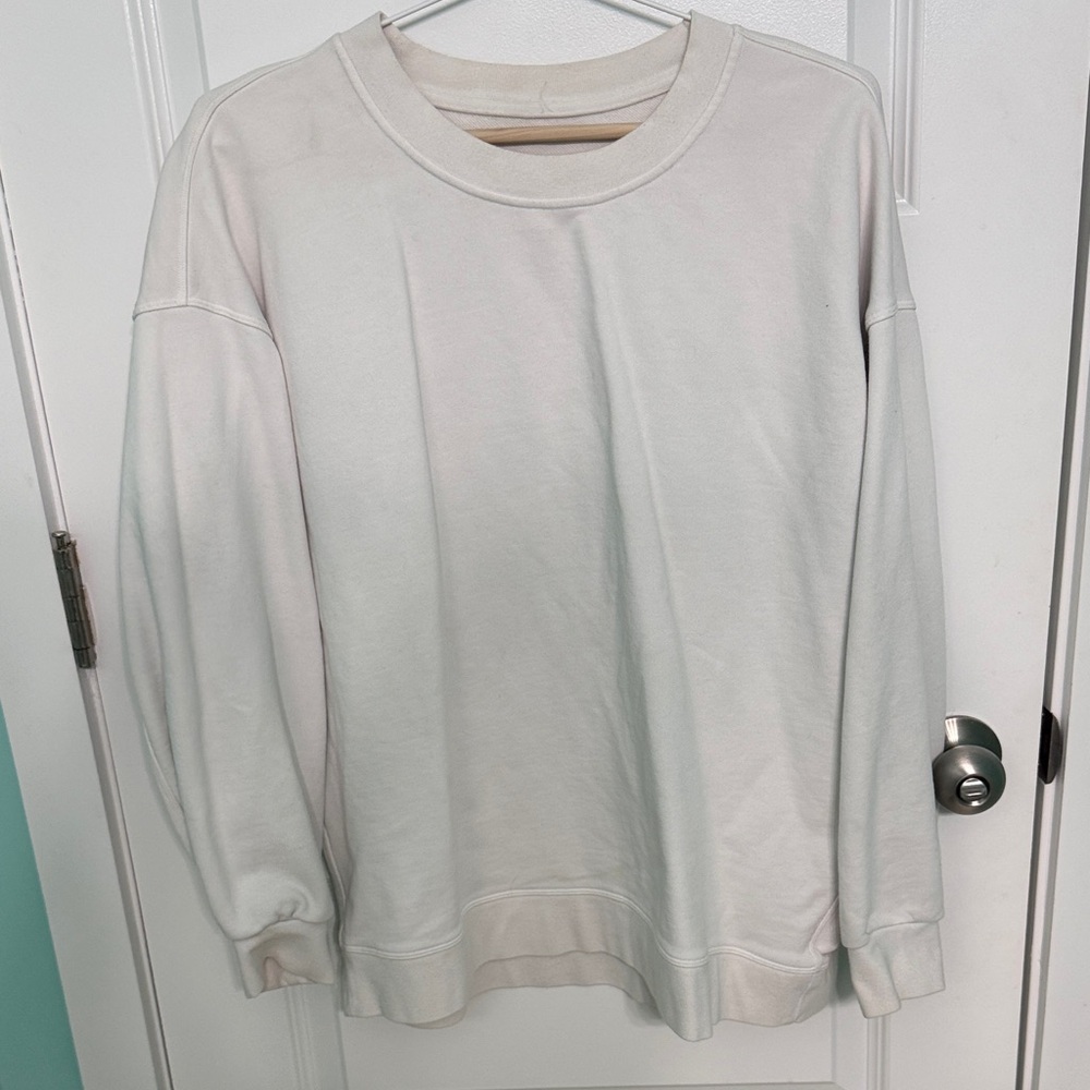 Lululemon Athletica White Sweatshirt